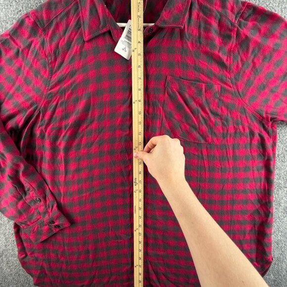 NWT Torrid Lizzie Brushed Rayon Acrylic Tunic Flannel Plaid Periscope Size 2 - Picture 4 of 16